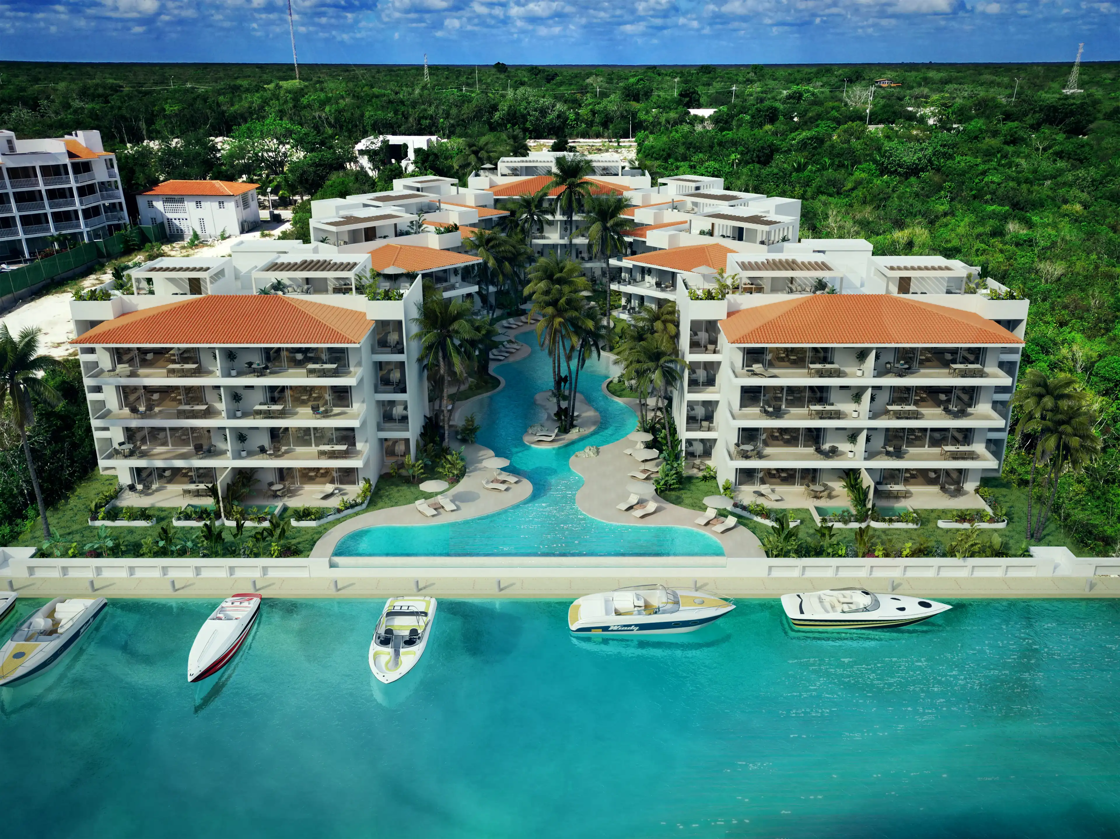 puerto aqua puerto aventuras mexico luxury properties