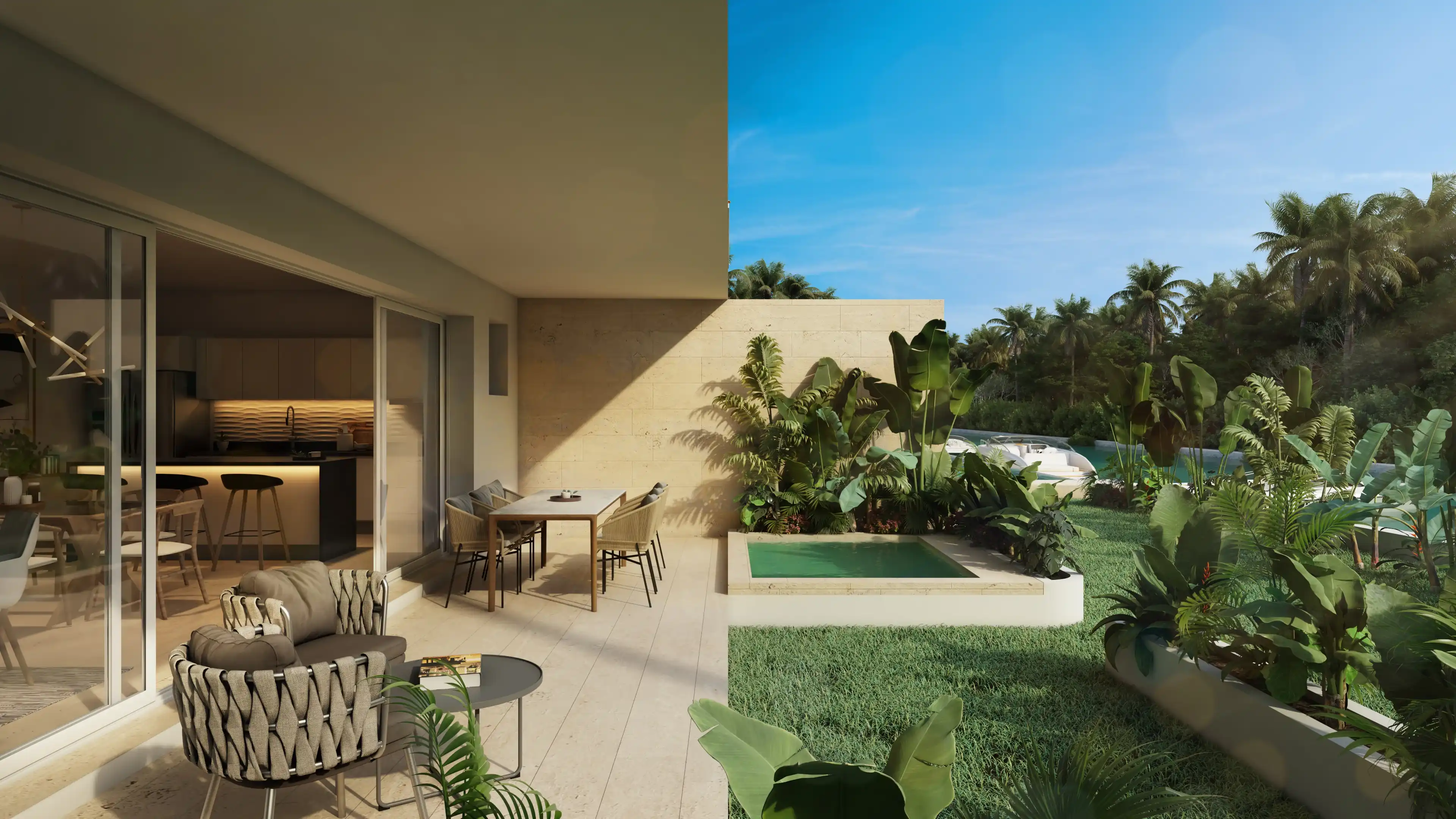 puerto aqua puerto aventuras mexico luxury properties